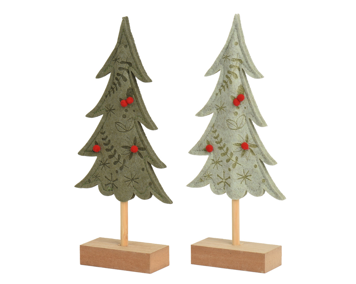 Felt mini Christmas tree (25cmH)