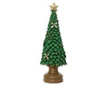 Green & glitter Christmas tree ornament (36cmH)