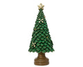 Green & glitter Christmas tree ornament (23cmH)