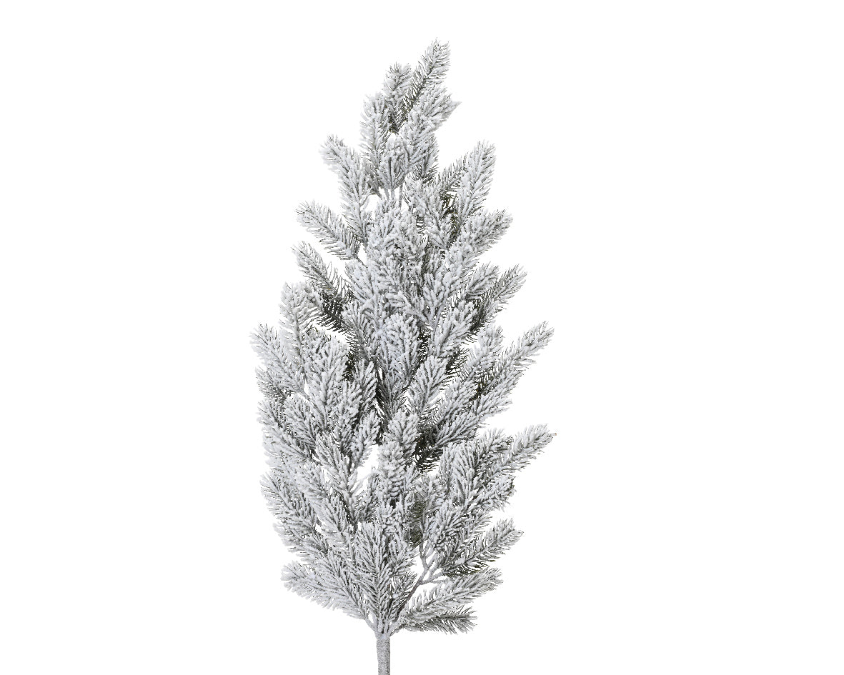 Flocked Christmas tree branch spray (120cmH)