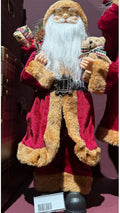 Faux fir trim coated Santa (60cmH)