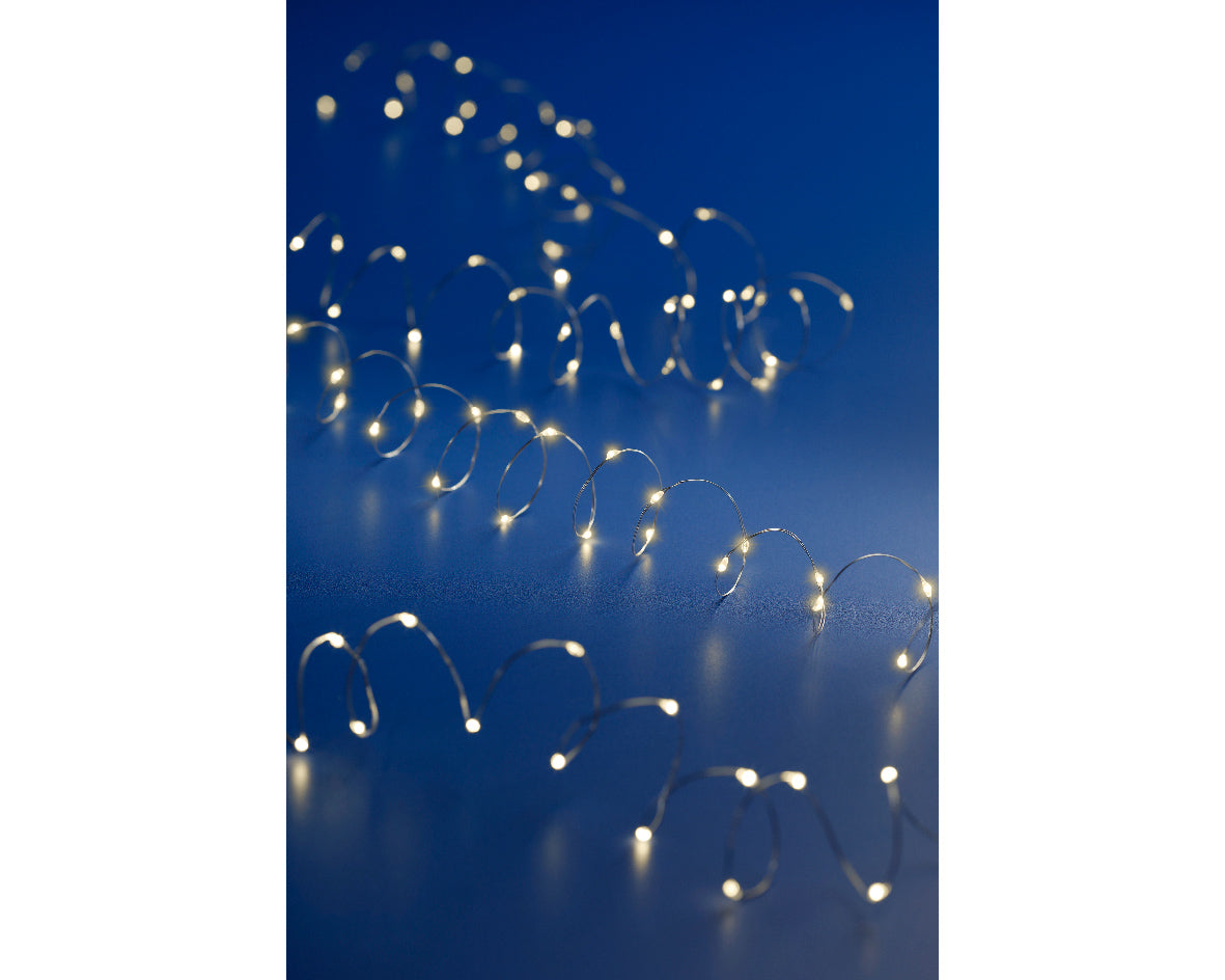 Micro LED string lights (100 LED warm white lights)