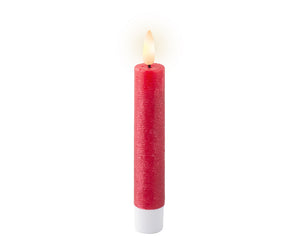 Red LED wick dinner candle (14.5cmH)