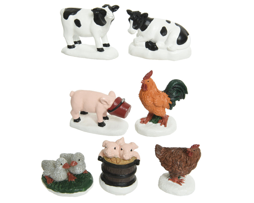 Pack of farm animal figurines