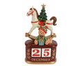Christmas calendar with rocking horse & bear