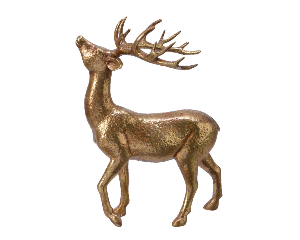 Gold stag ornament