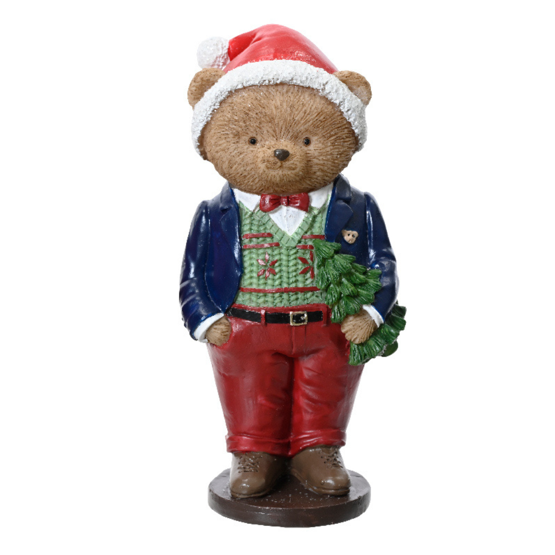 Christmas bears with gifts ornaments (3 Styles)