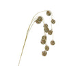 Gold tinsel ball spray
