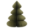 Green honeycomb free-standing paper Christmas tree dec (90cm)