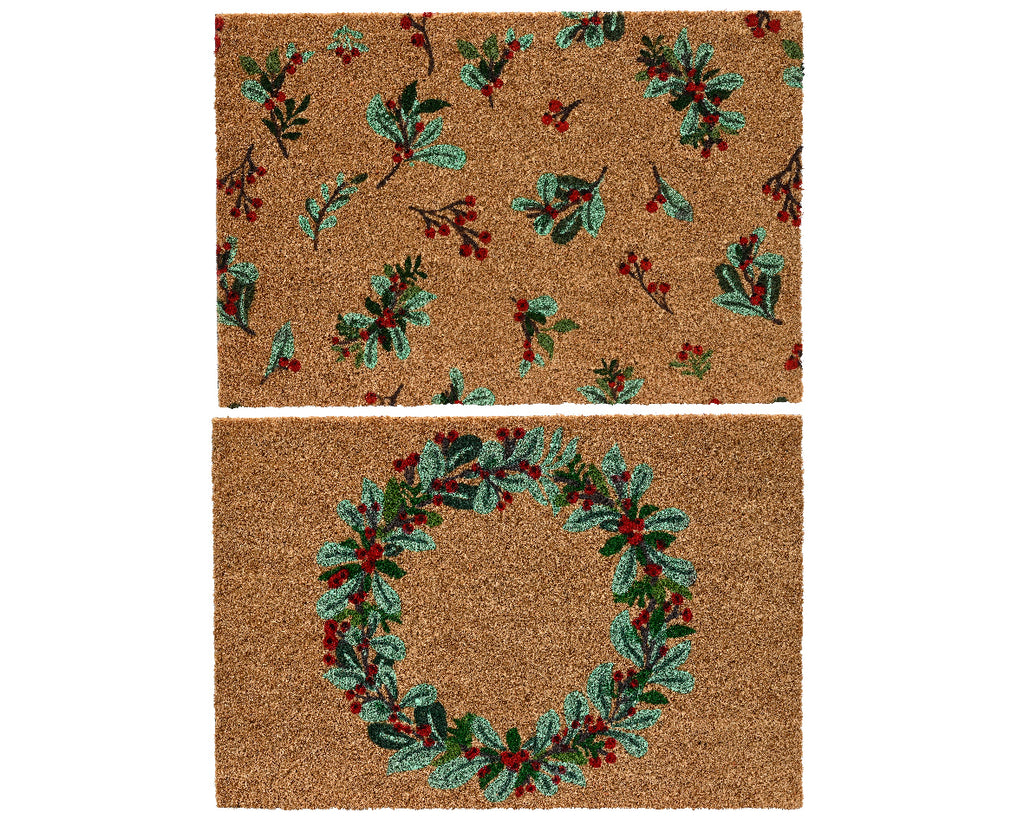 Festive front door mat (2 Styles)