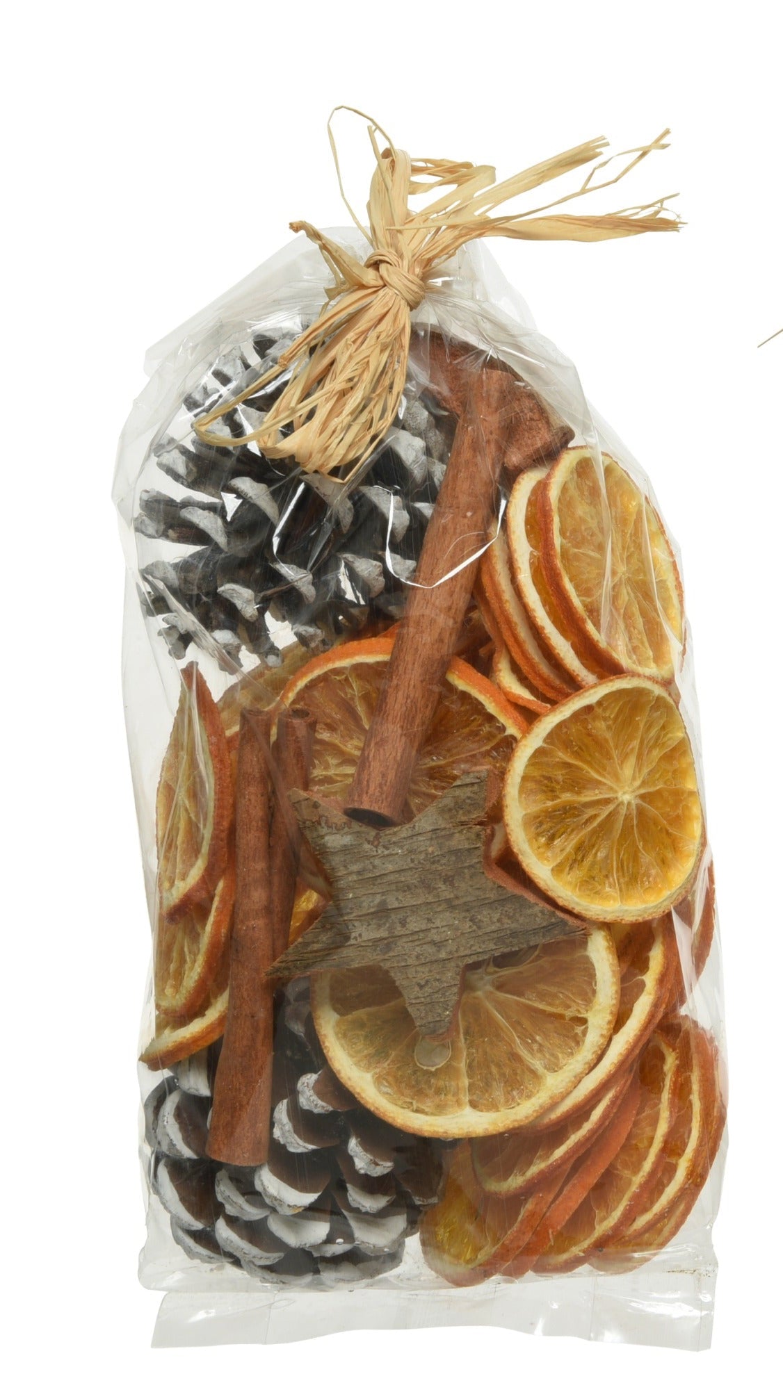 Potpourri with pinecones and orange slices