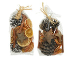 Potpourri with pinecones and orange slices