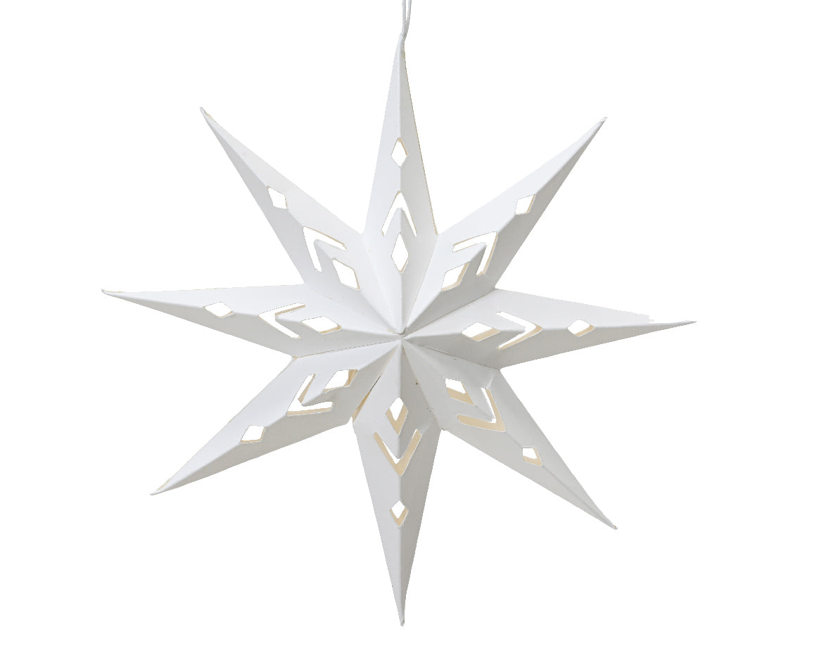 White paper hanging star (20cm)