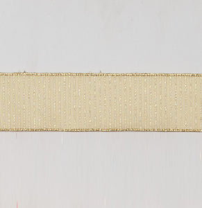 Stripe Ribbon Gold