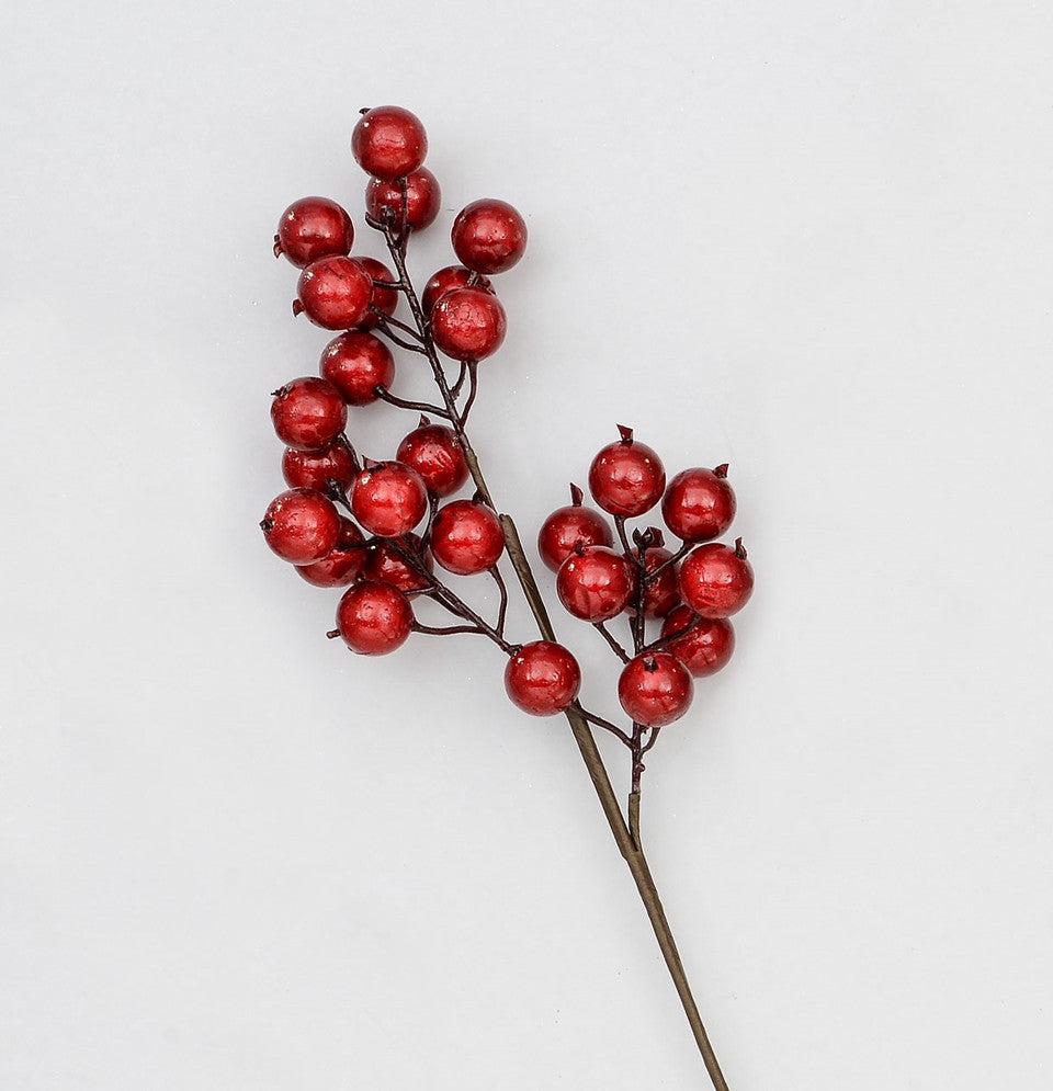 Luscious jumbo red berry spray