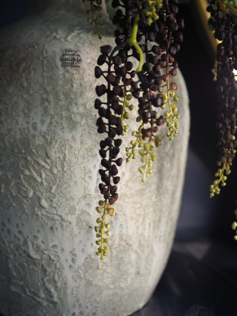 Tall rustic vase