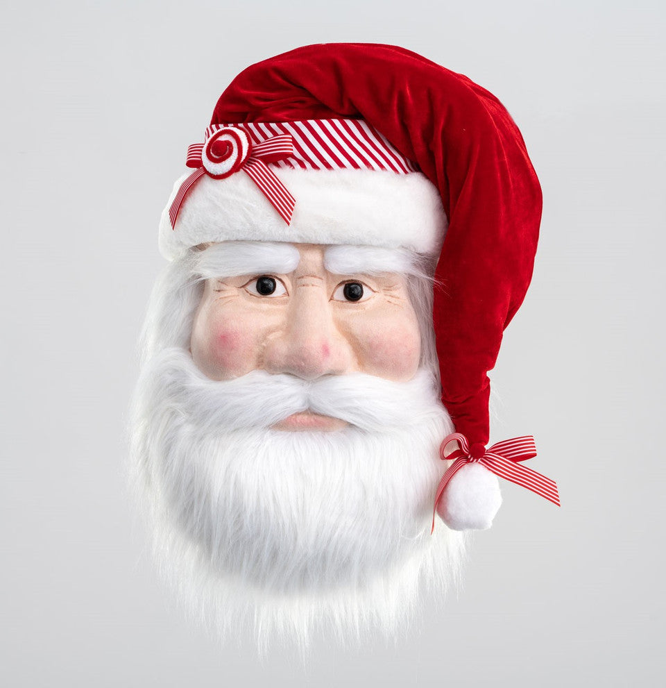 Large Santa head ornament