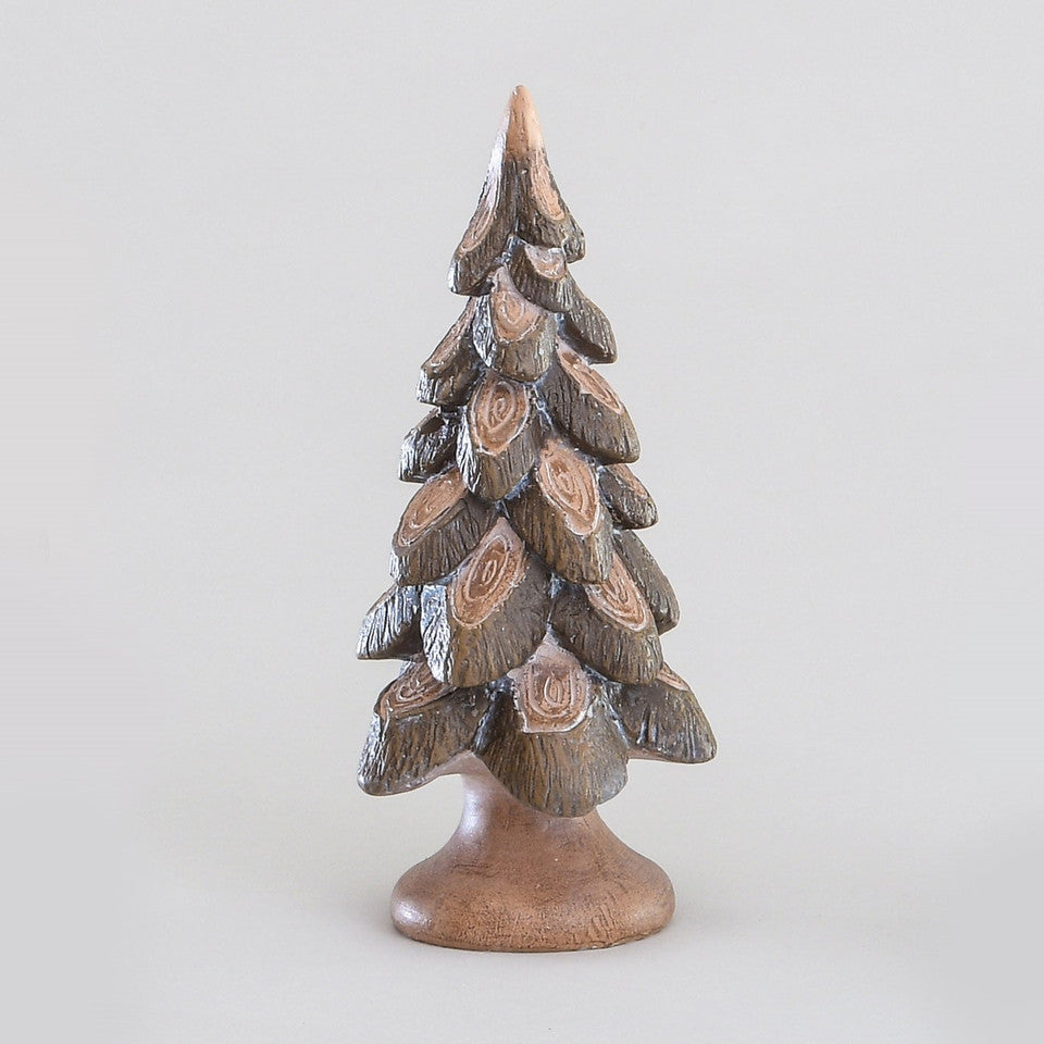 Rustic wooden tree ornament (22cm)