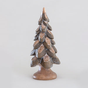 Rustic wooden tree ornament (22cm)