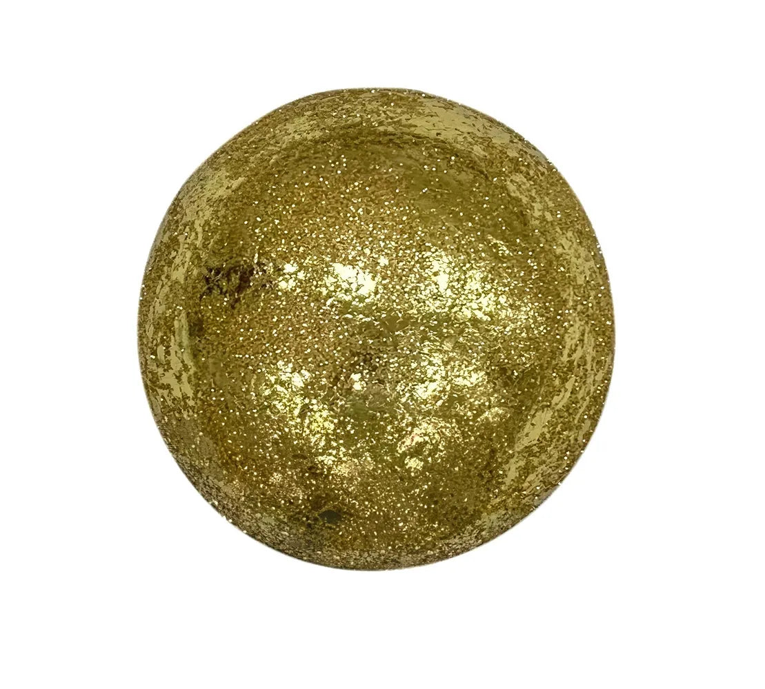 Metallic gold bauble
