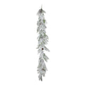 Snowy mixed pine & cone garland