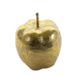 Gold metallic apple hanging dec