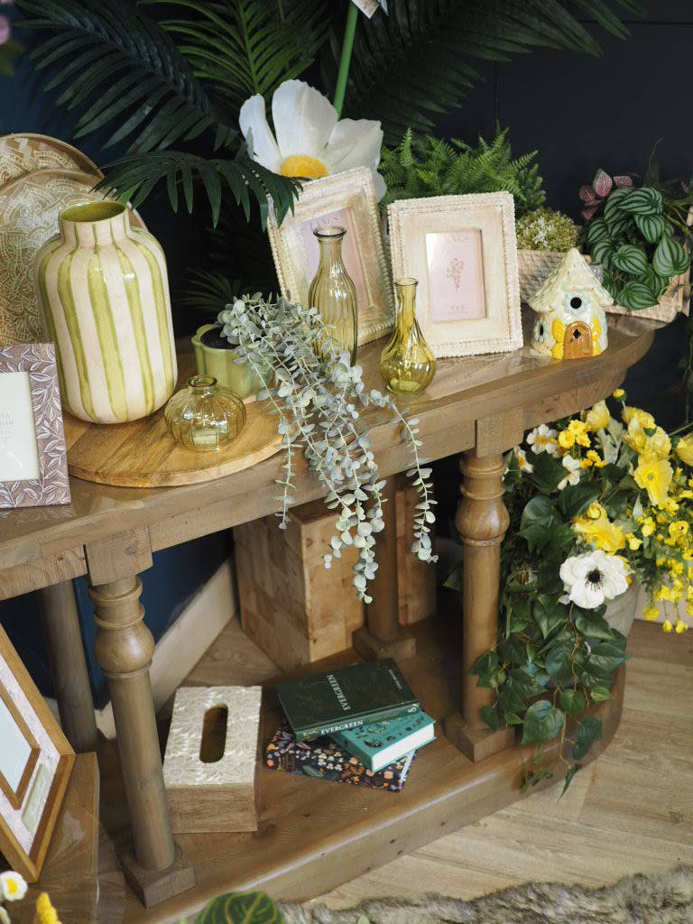 Donard curved console table