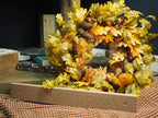 Autumn oak leaves wreath