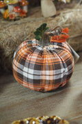 Orange tartan pumpkin mix