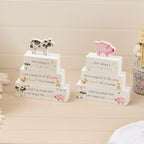 Mini farm wood stacking block