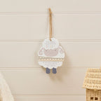 Mini farm measure me sheep hanger keepsake on card