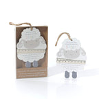 Mini farm measure me sheep hanger keepsake on card