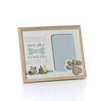 Happiness starts with a pet photo frame