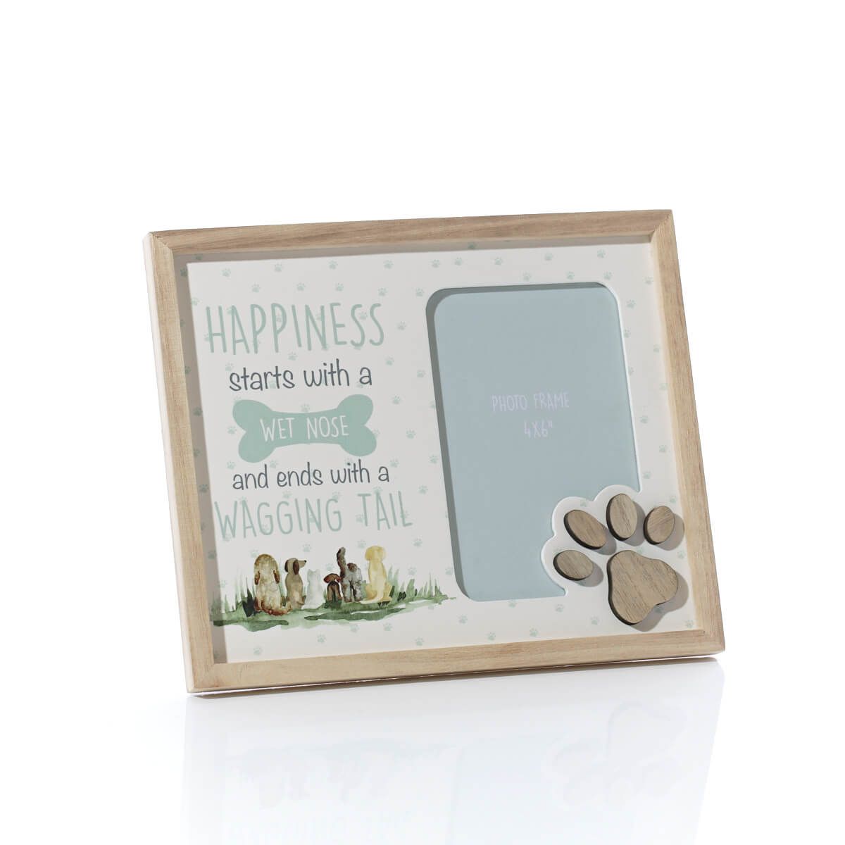 Happiness starts with a pet photo frame