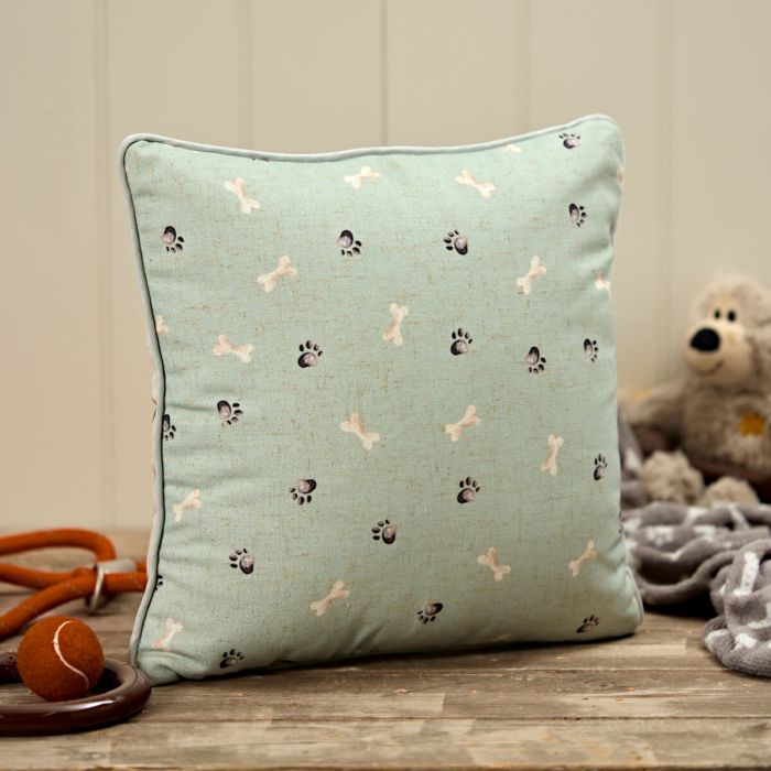 ‘It’s a dog’s life’ printed cushion