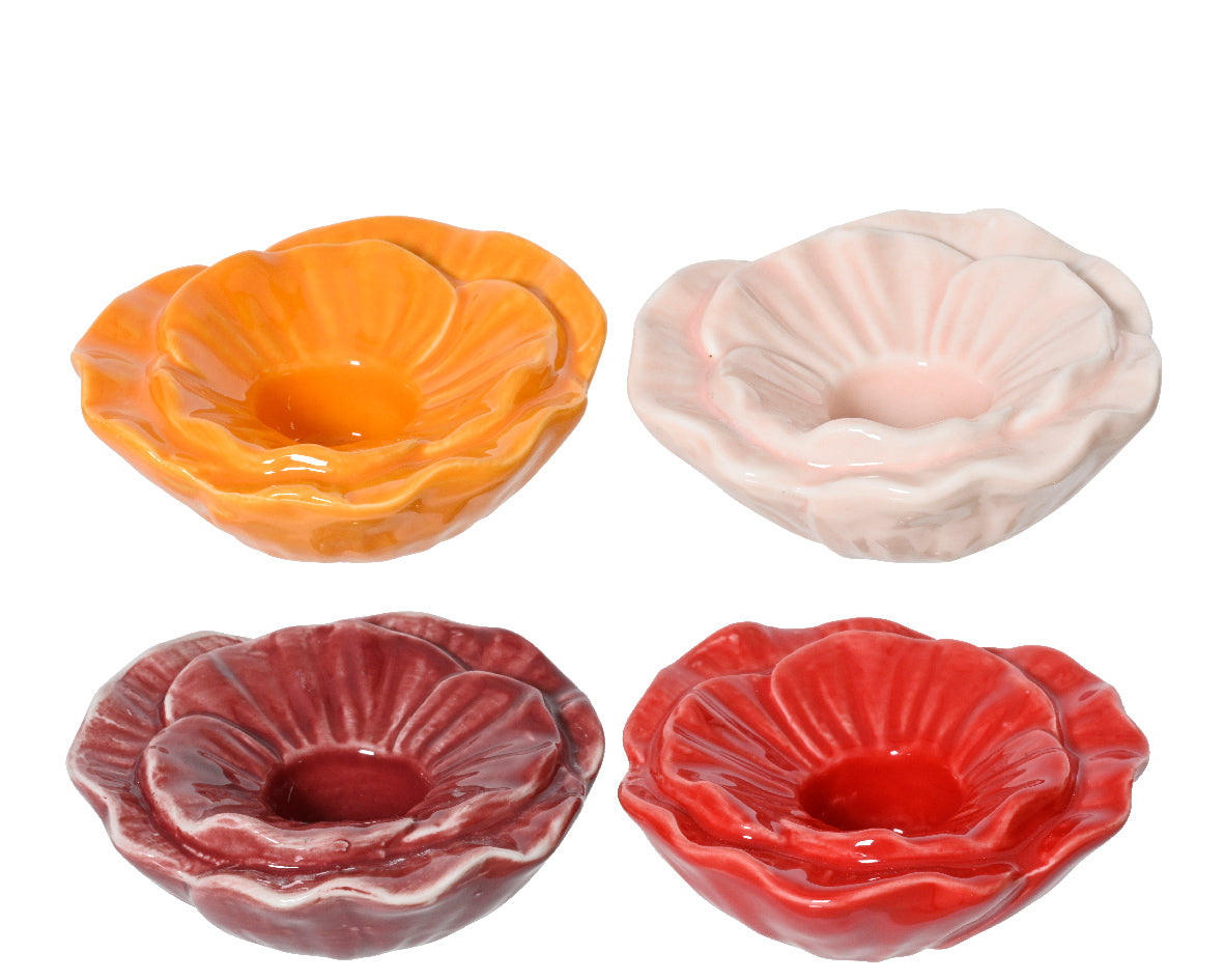 Flower candleholder