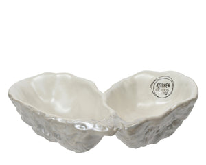 Pearlescent seashell trinket dish