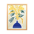Mimosa natural framed print (Large)