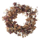 Rustic leaf wreath