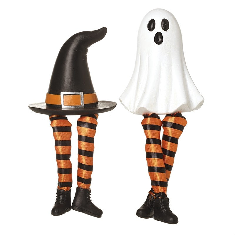 Ghost & witch’s hat with legs mix