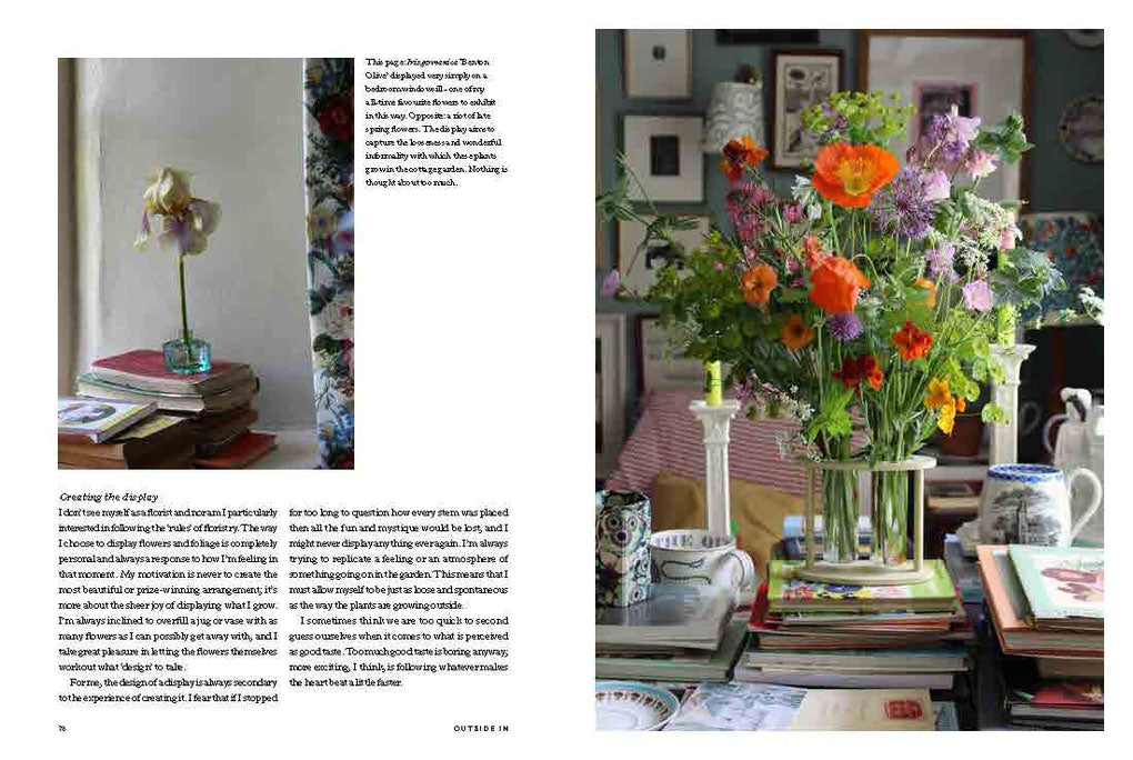 Outside In: A year of growing and Displaying (HB)