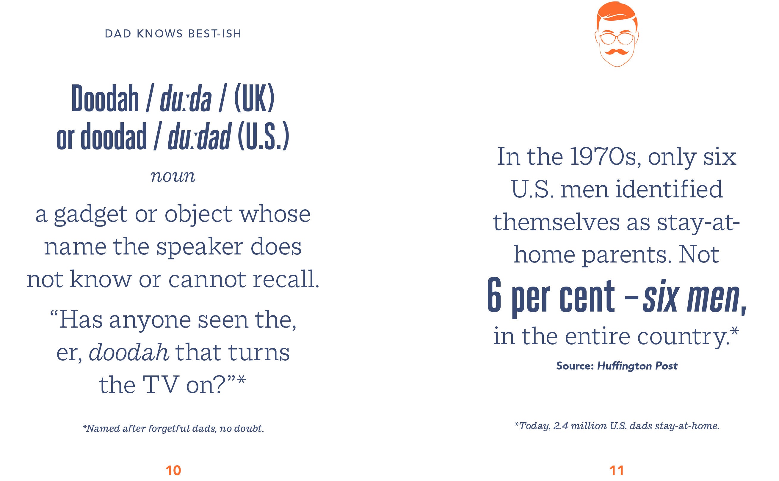 Little Book of Dad (Orange Hippo)