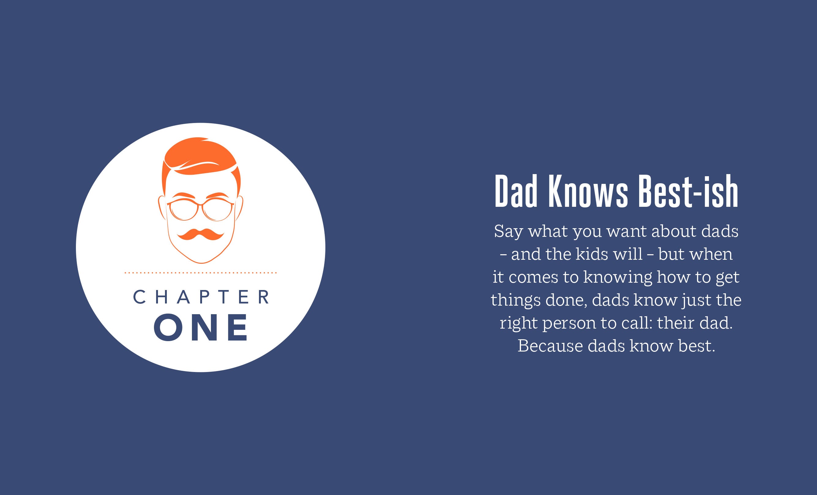 Little Book of Dad (Orange Hippo)