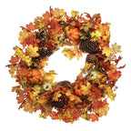 Autumnal pumpkin wreath
