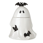 Ghost jar with bats