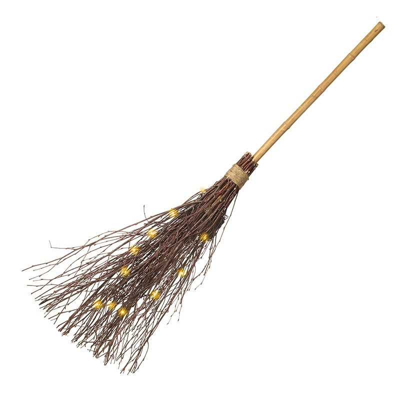 Witches broom with lights