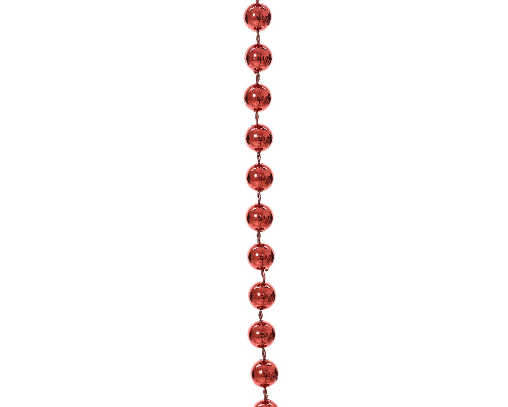 Christmas red beaded garland