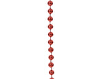 Christmas red beaded garland