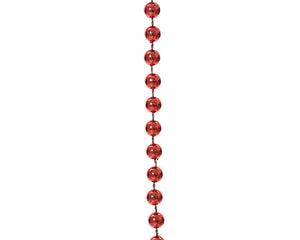 Christmas red beaded garland