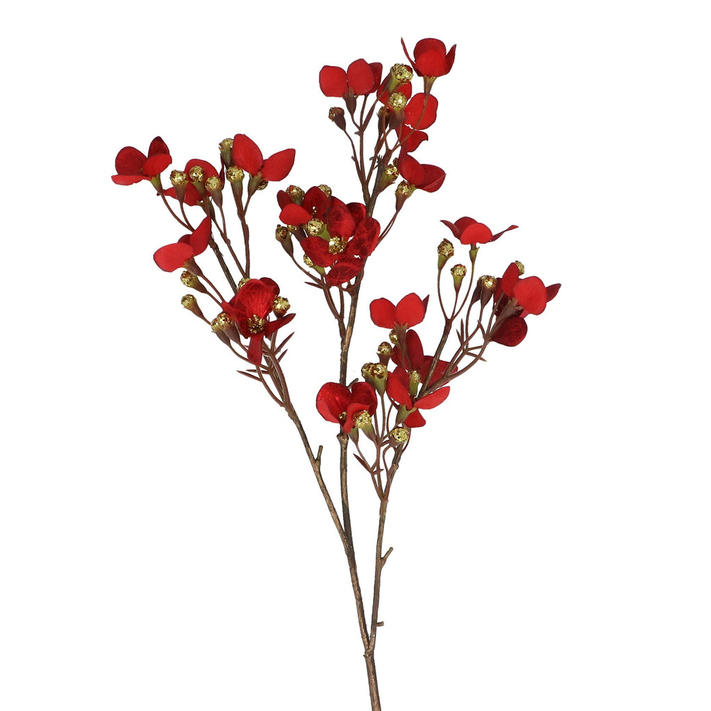 Red gold jasmine spray